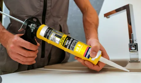 SELLADOR SILICONA ACETICA K86 280ML NEGRO QUILOSA