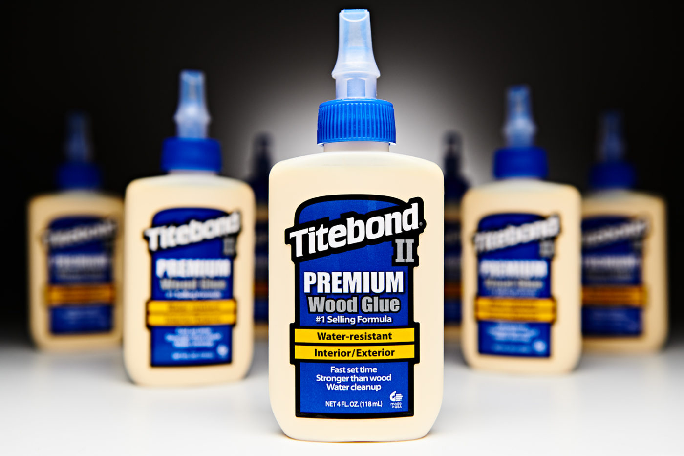 COLA TITEBOND II PREMIUM 8OZ. 236ML. PEGAMENTO PROFESIONAL PARA EXTERIORES