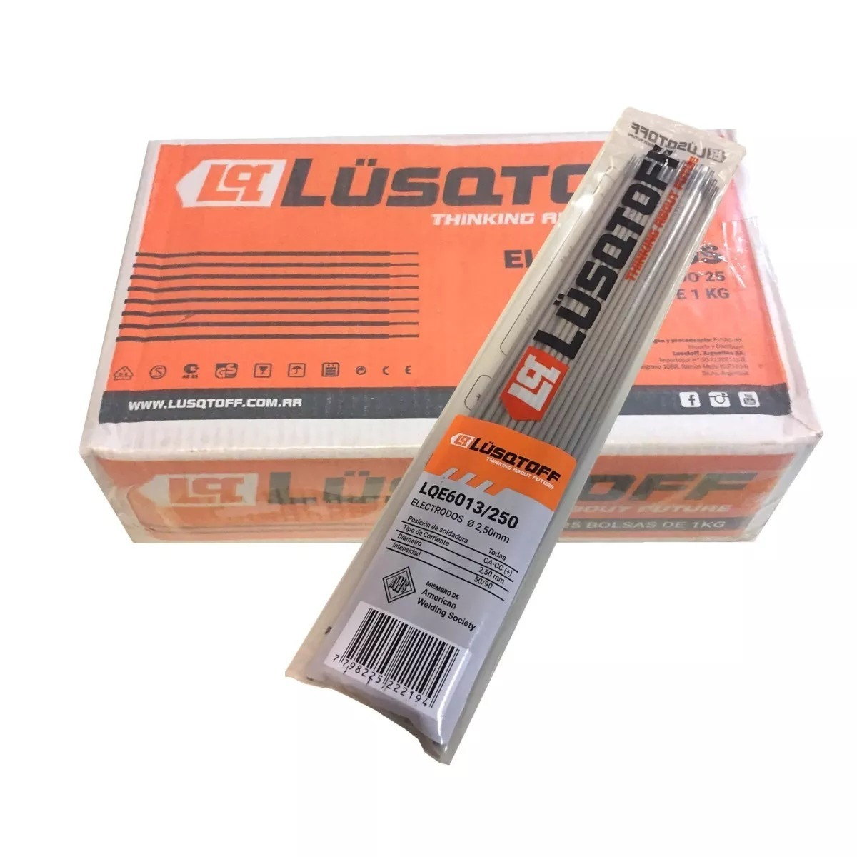 ELECTRODOS LUSQTOFF 6013 Ø 2.50MM POR KILO