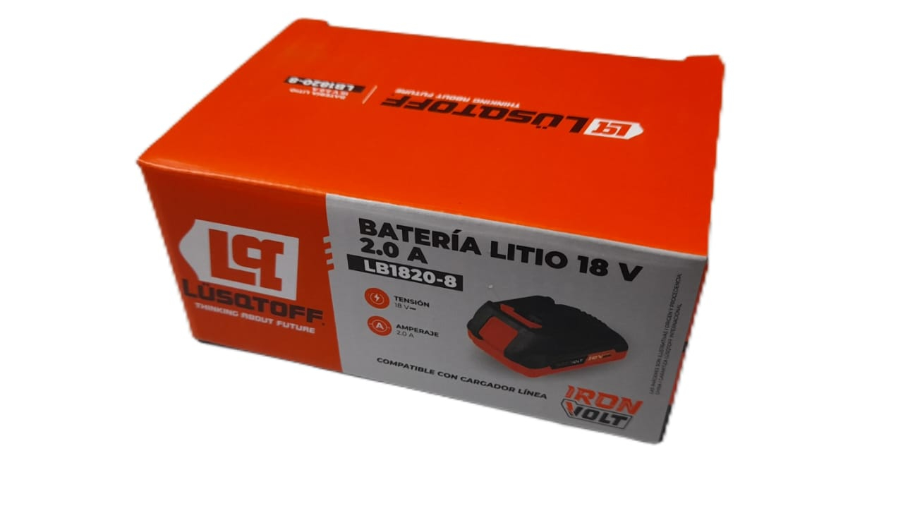 BATERIA LUSQTOFF 18V 2AH LITIO LB1820-8