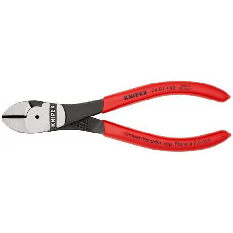 ALICATE KNIPEX 160MM CORTE OBLICUO PIANO 74-01-160