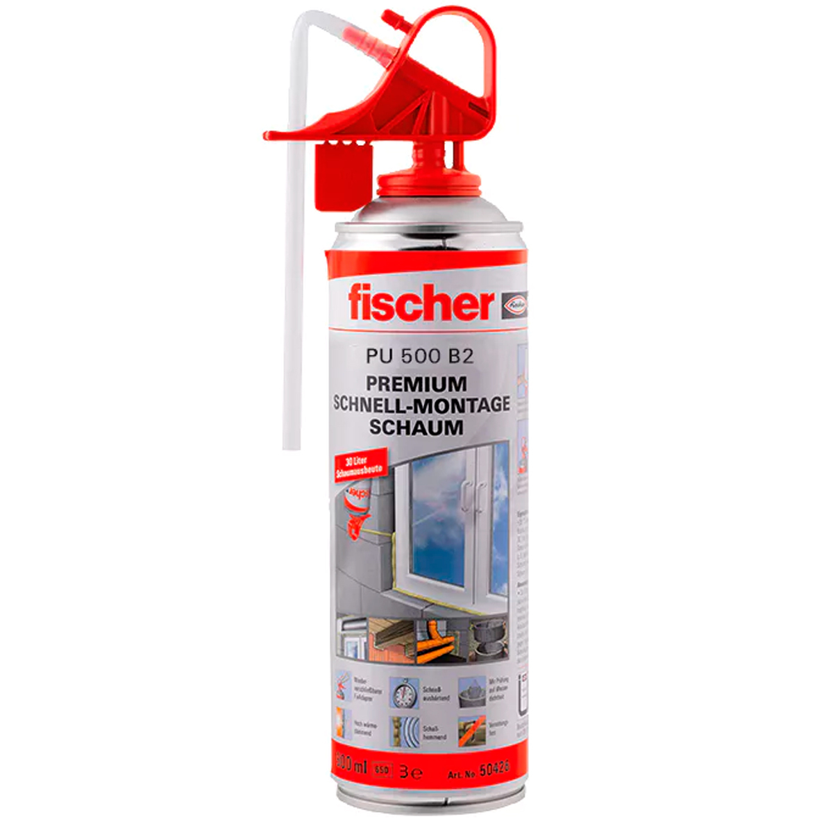 ESPUMA DE POLIURETANO FISCHER 300 ML  520806