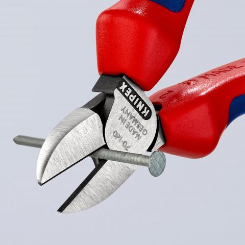 ALICATE KNIPEX 140MM CORTE OBLICUO 70-02-140