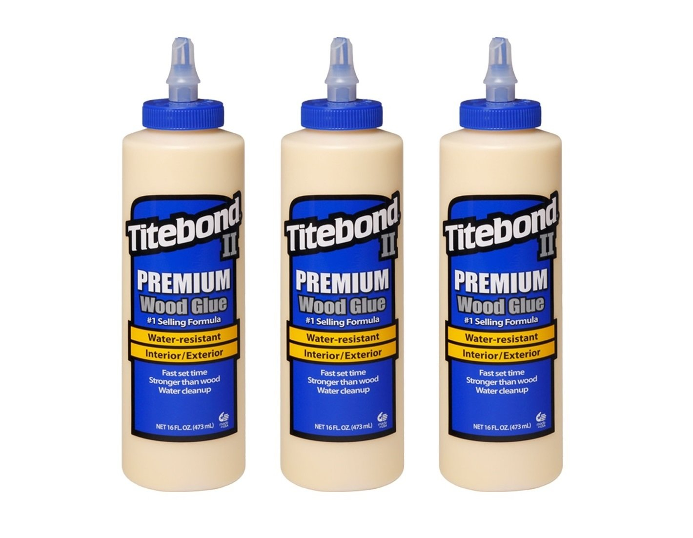 TITEBOND II PREMIUM 16OZ. 473ML. PEGAMENTO PROFESIONAL PARA EXTERIORES