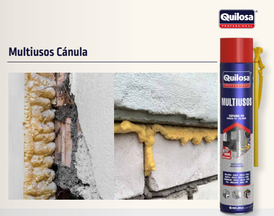 ESPUMA PU MULTIUSO  750 ML QUILOSA