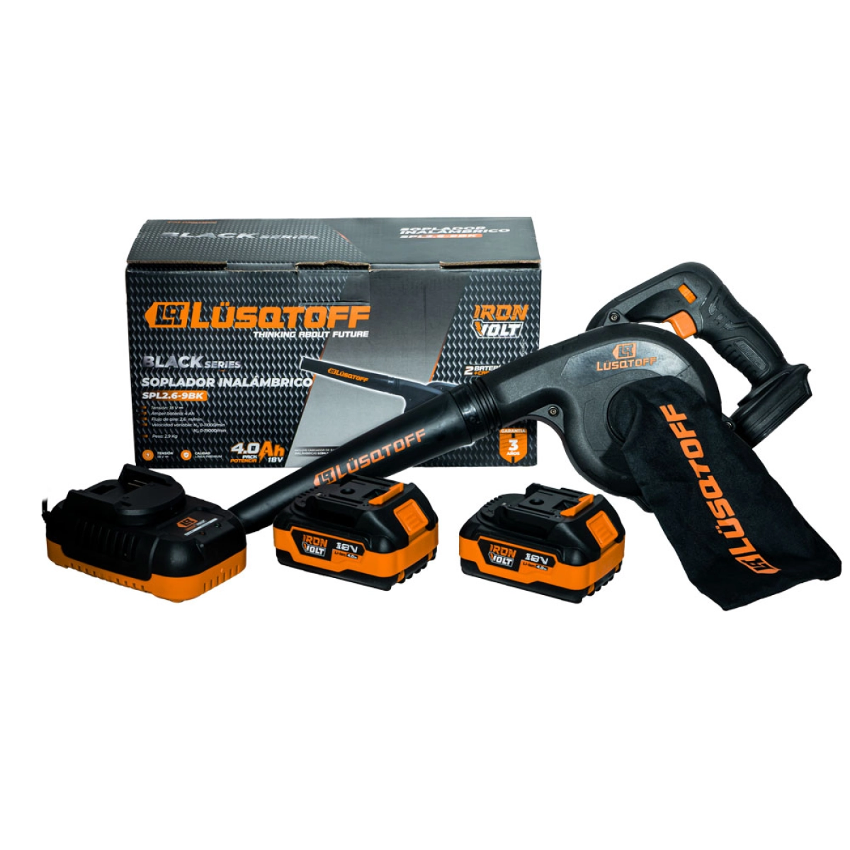 SOPLADORA LUSQTOFF INAL 40V SPL550-8B S/BAT-CARG